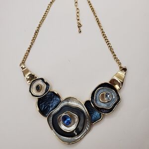 Enamel Flower Necklace